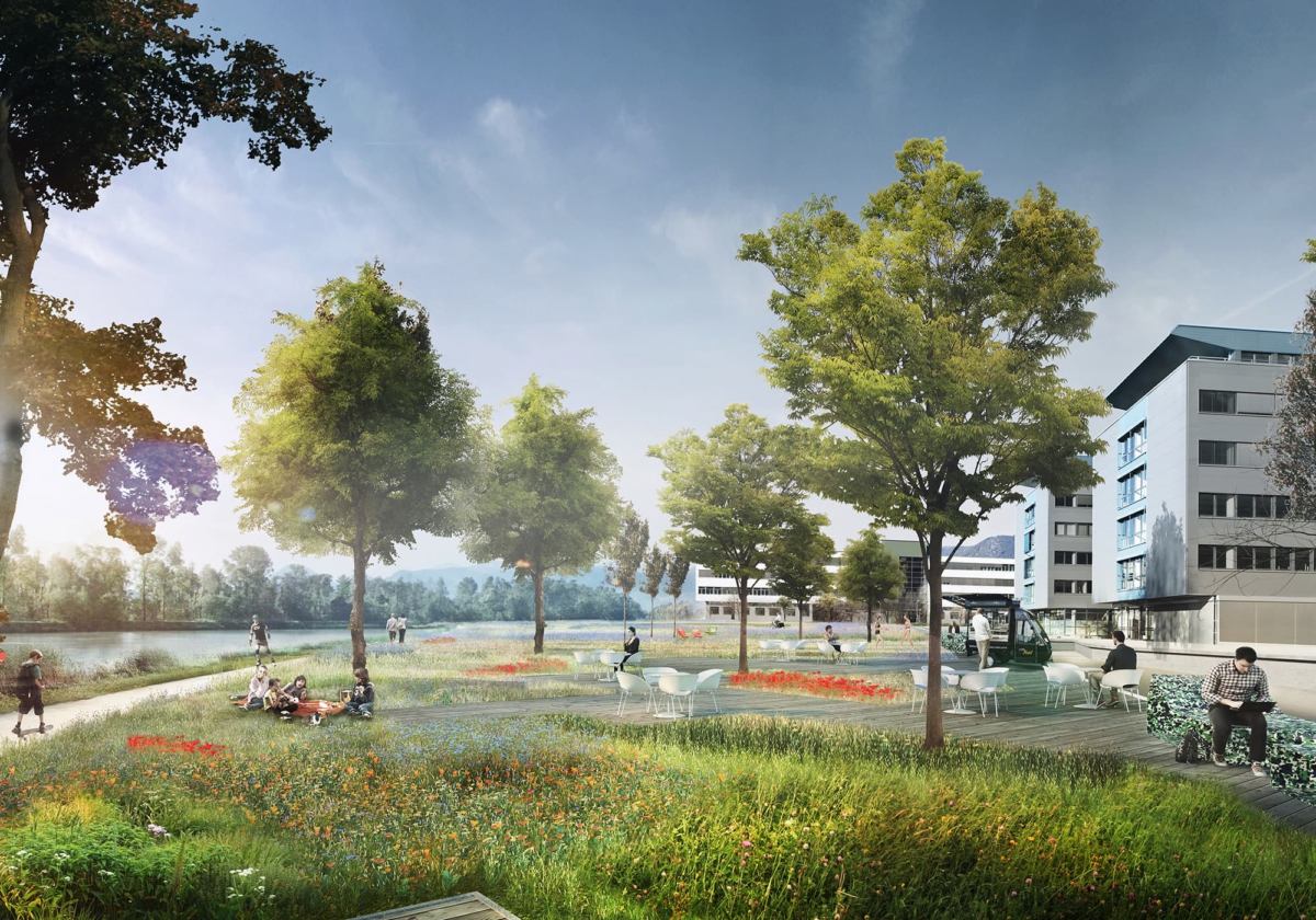 Villach High Tech Campus visualization 01